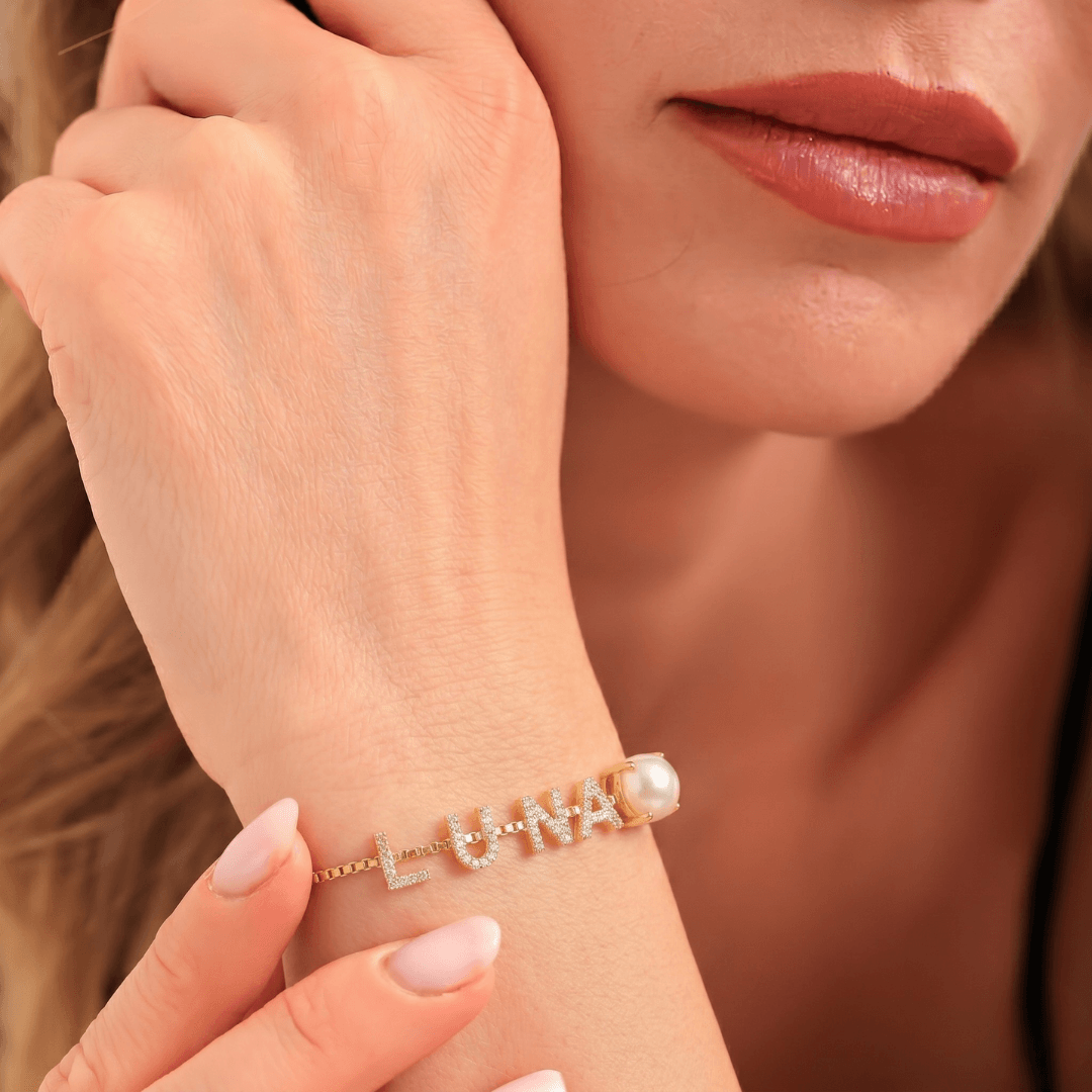 Luna Custom Name Bracelet