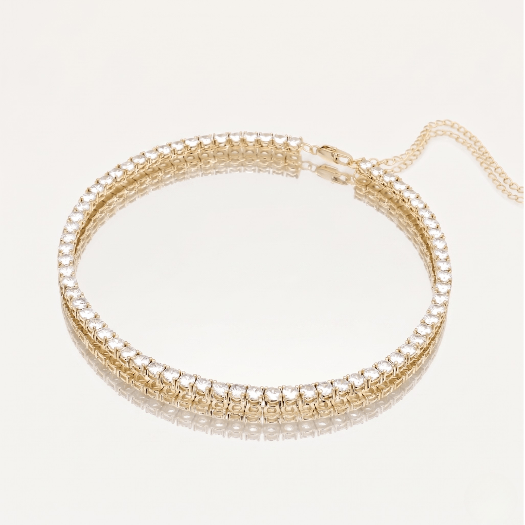 Celeste Tennis Necklace