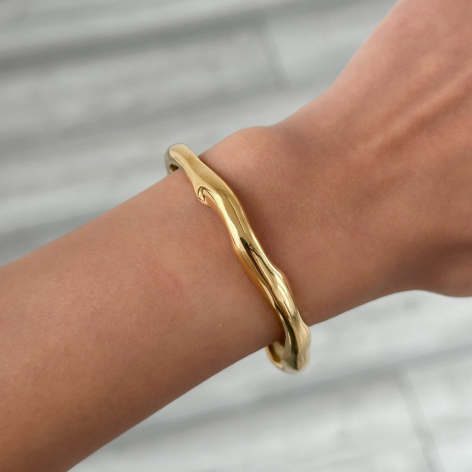 Gaia Sculptural Cuff Bracelet