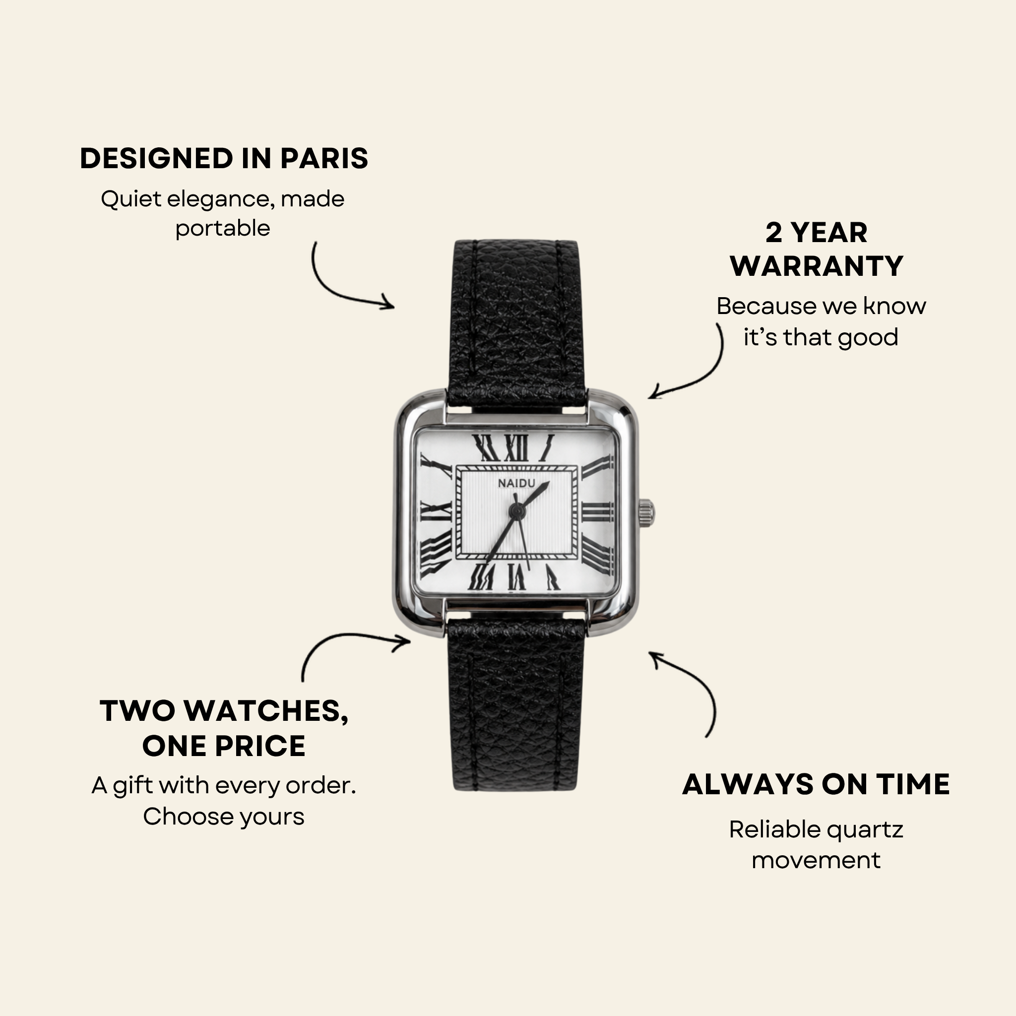 Concorde Watch Black