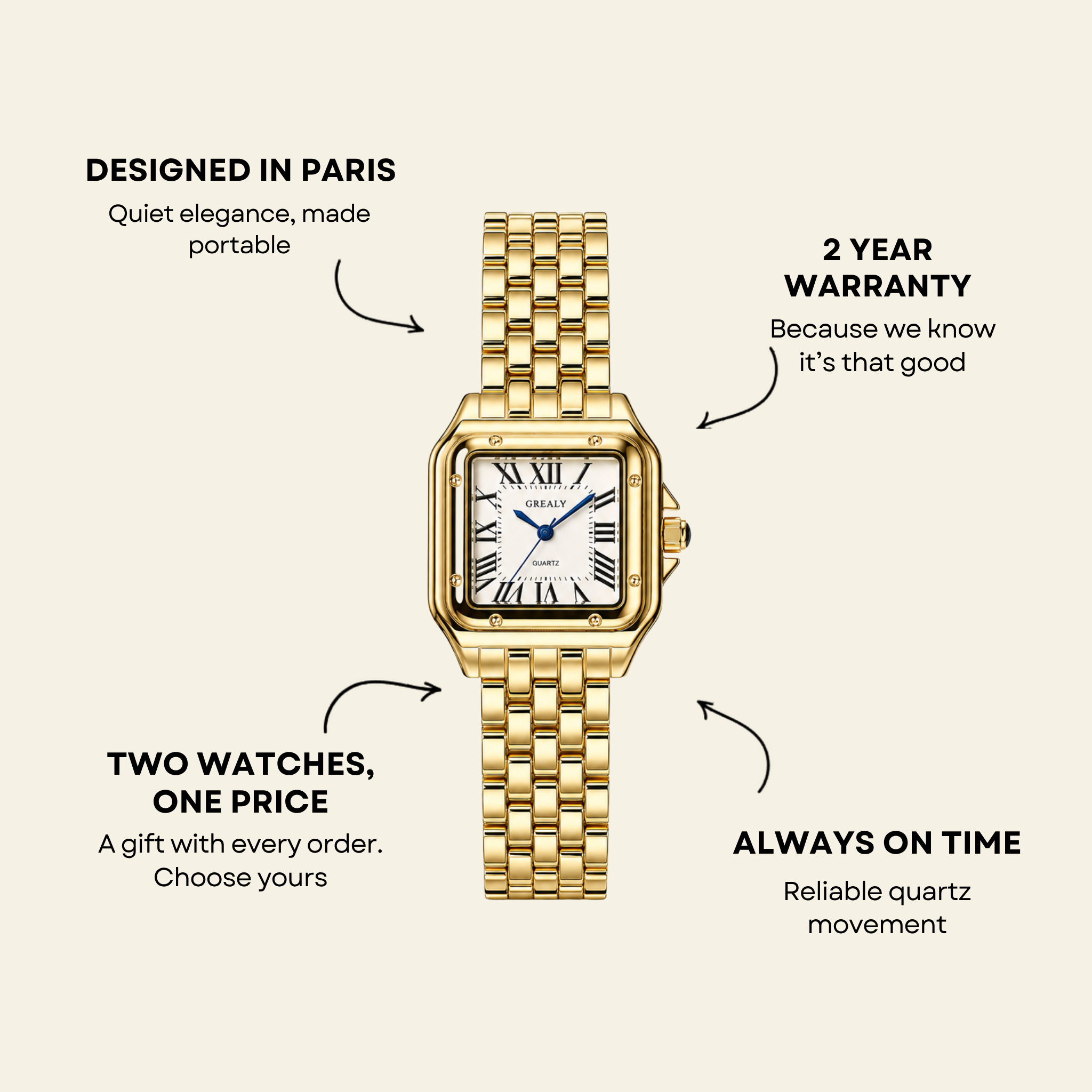 Le Marais Watch Ivoire