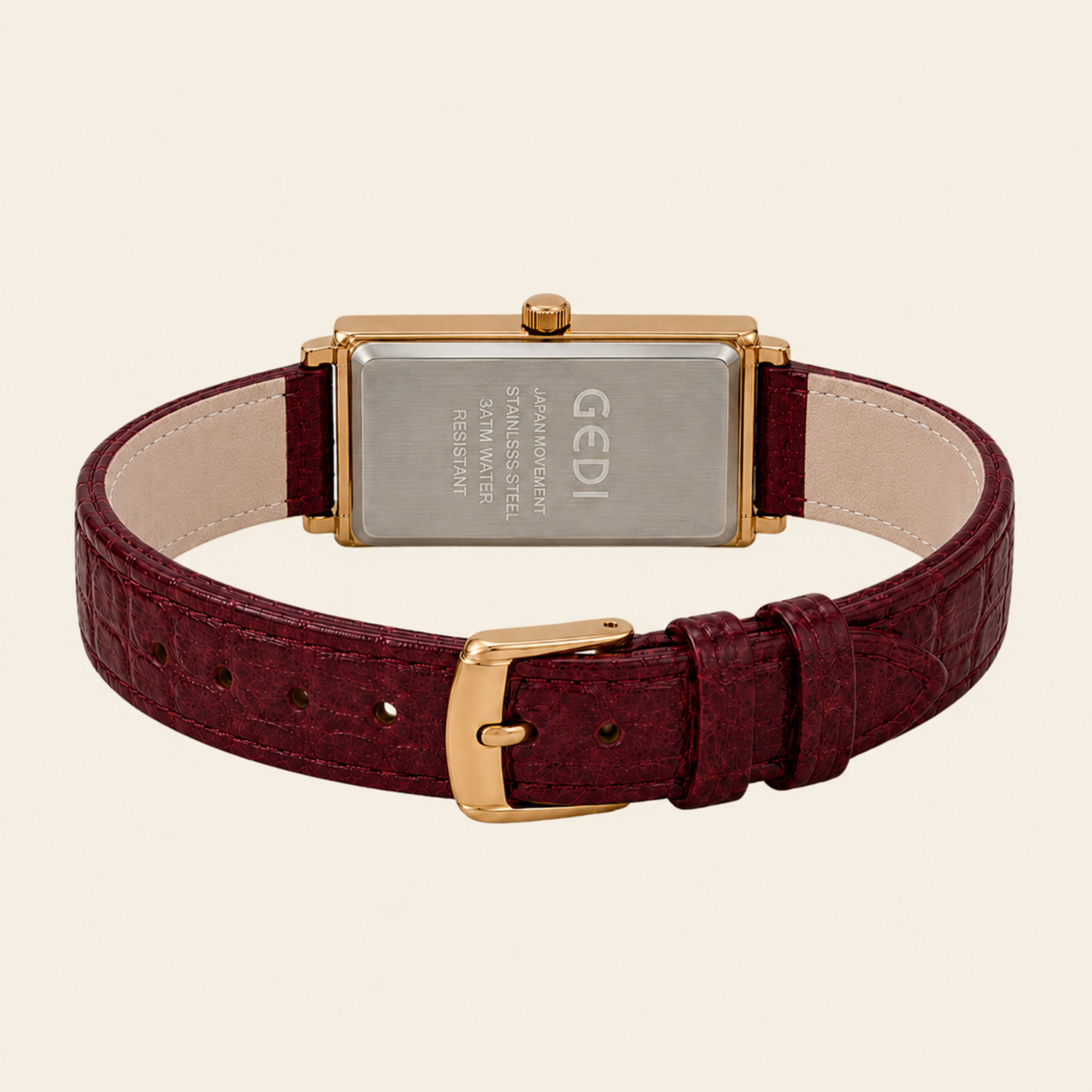 Montaigne Watch Burgundy