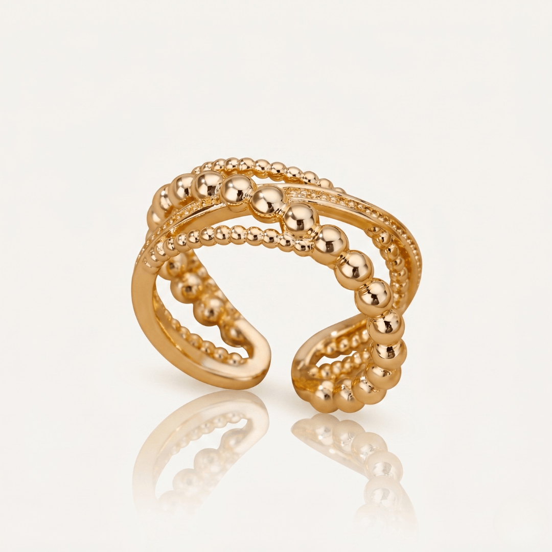 The Signature Gold Ring Stack