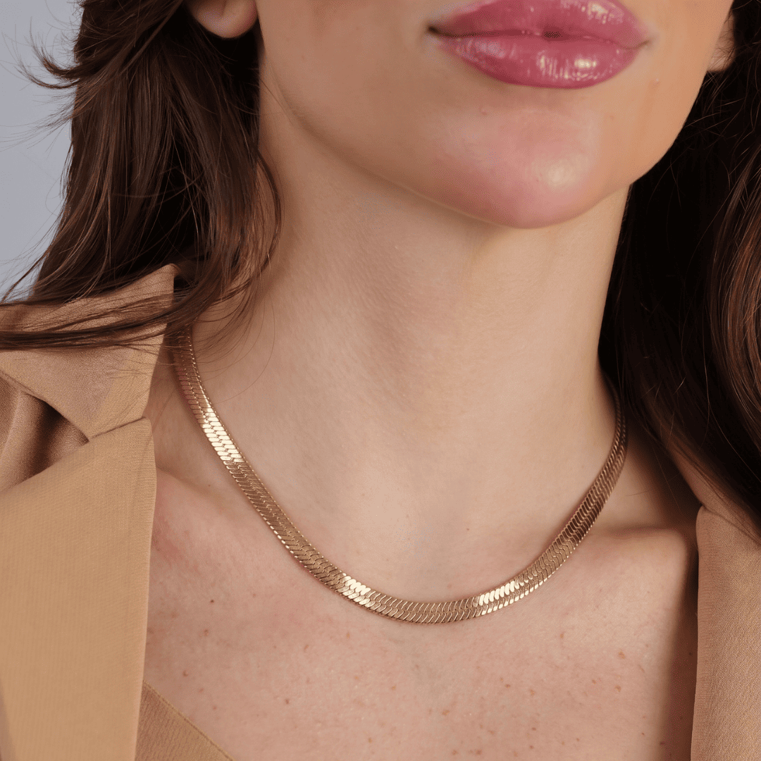 Camille Herringbone Necklace