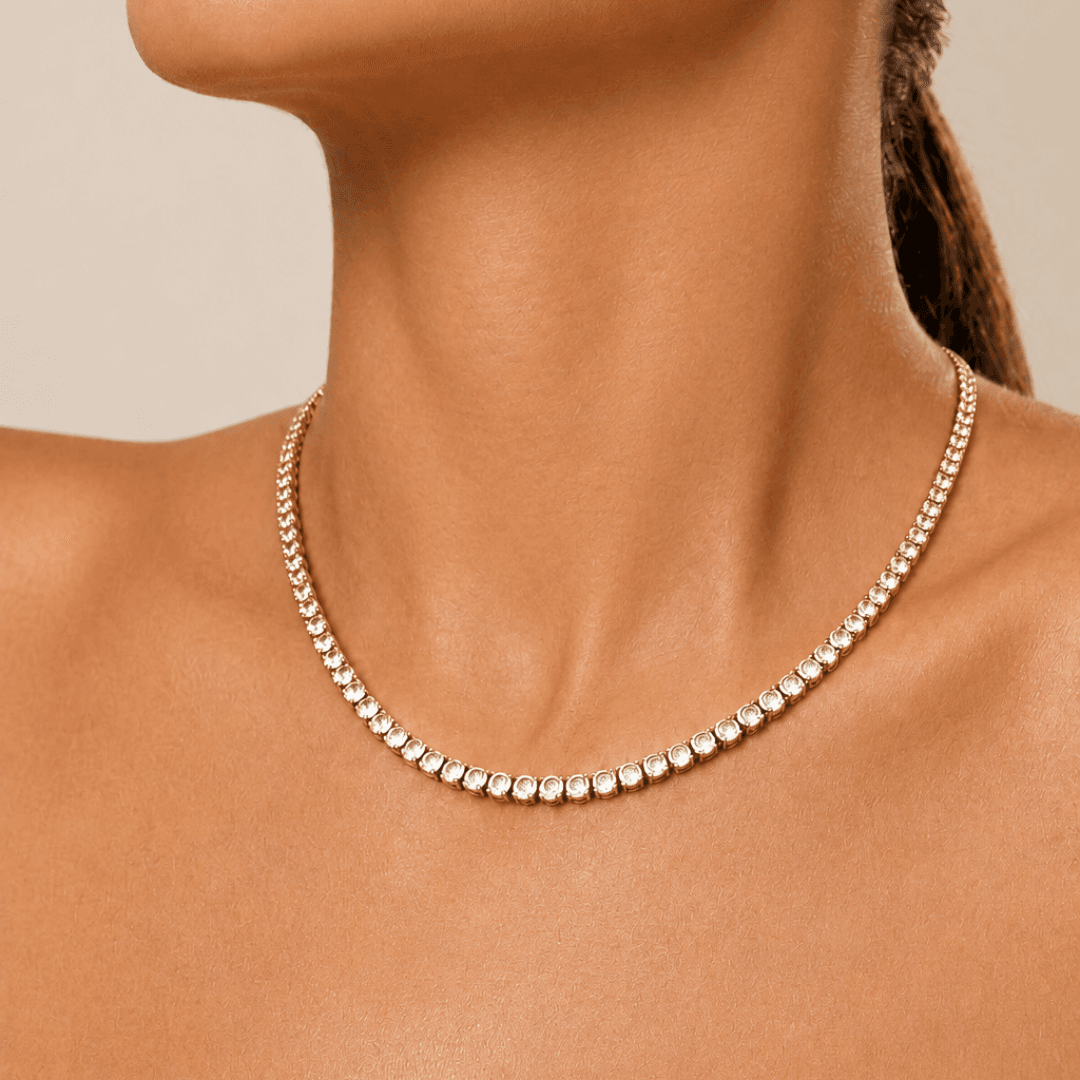 Celeste Tennis Necklace