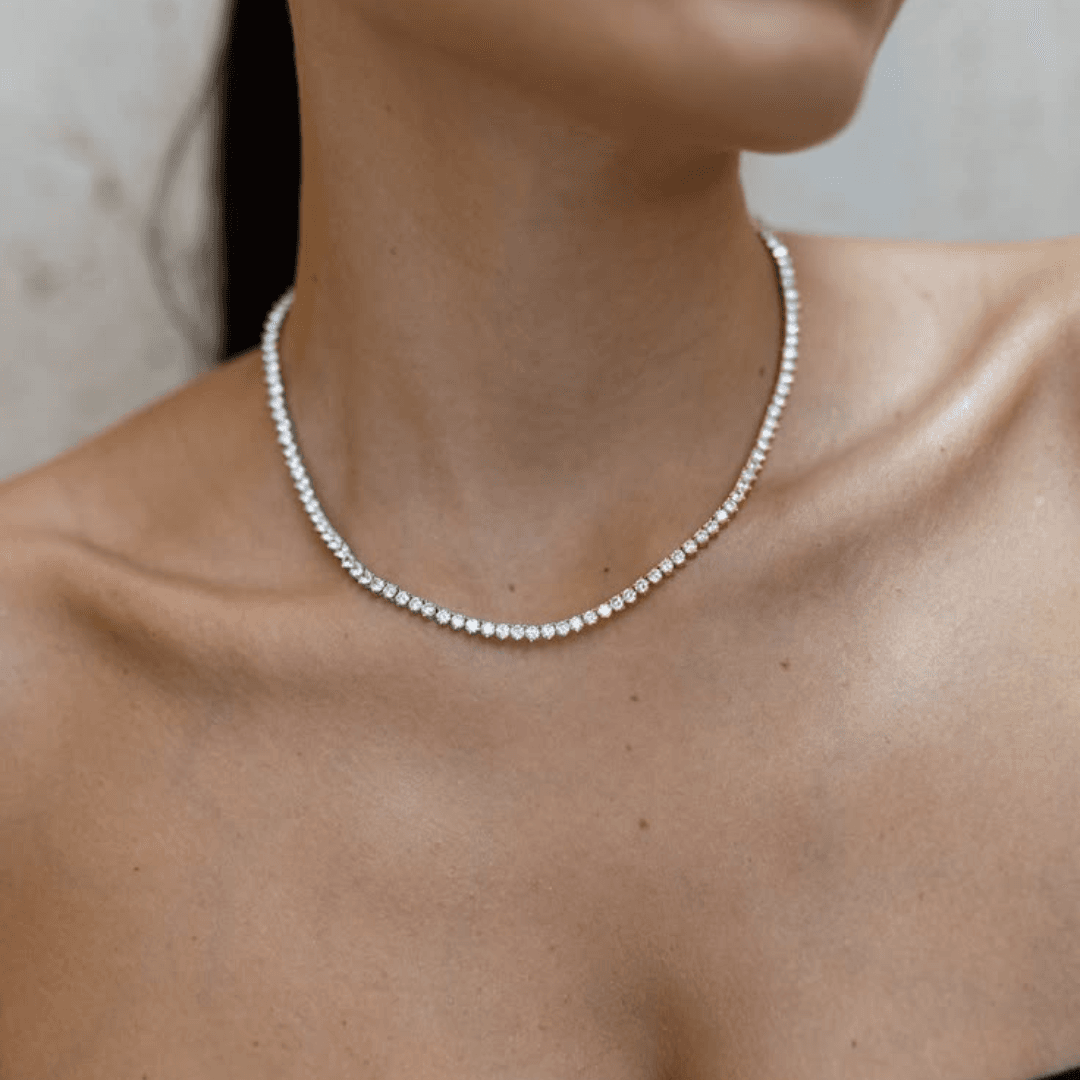 Celeste Tennis Necklace