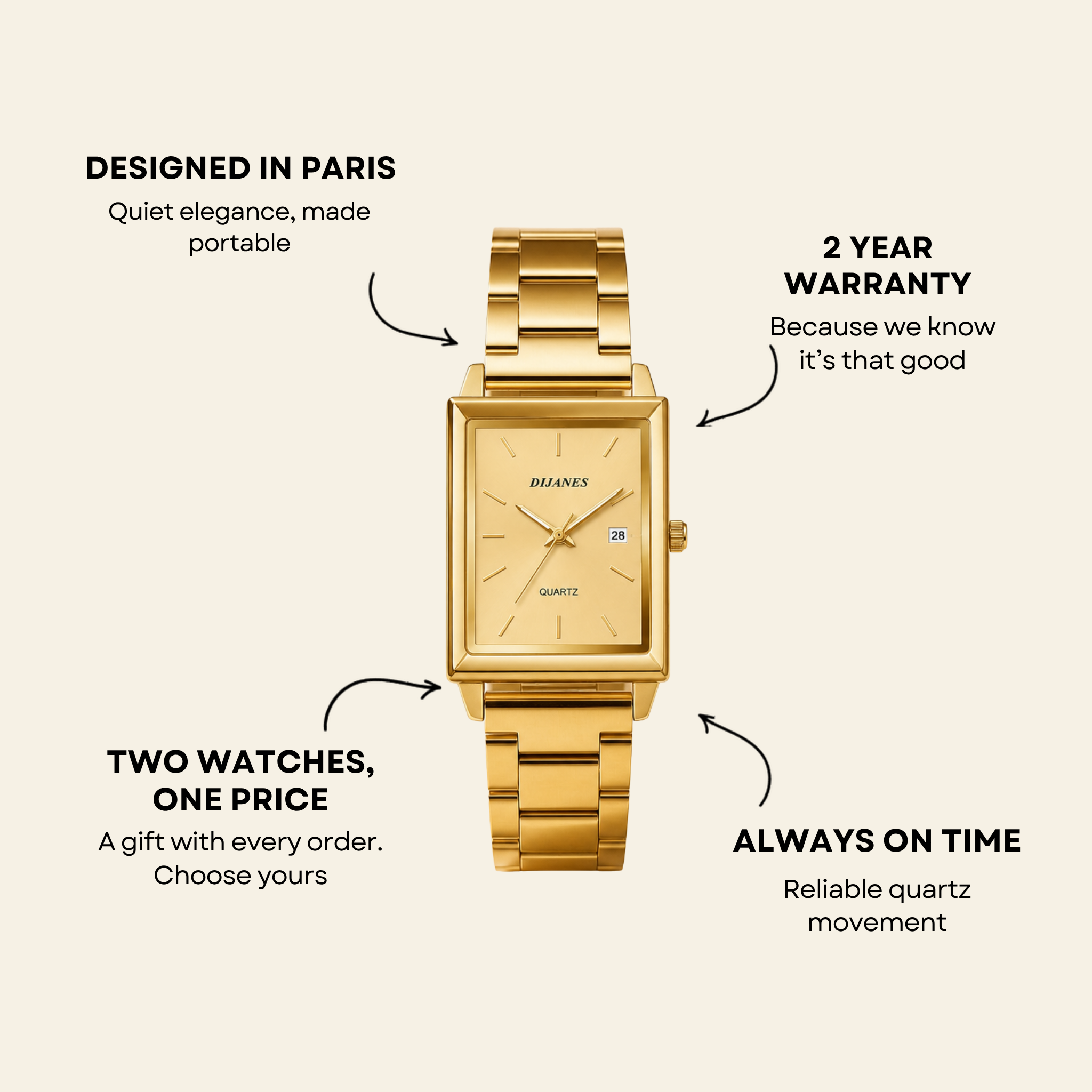 Le Marais Watch Pearl