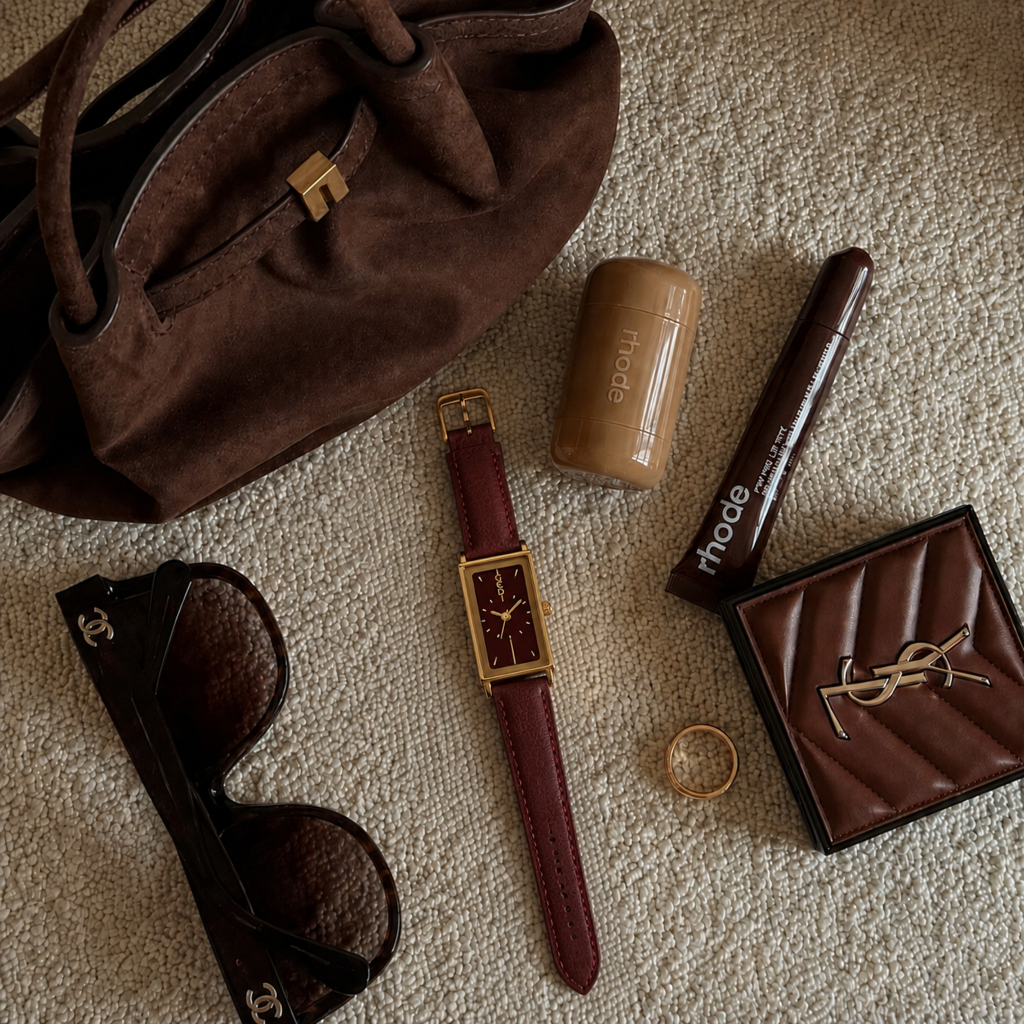 Montaigne Watch Burgundy