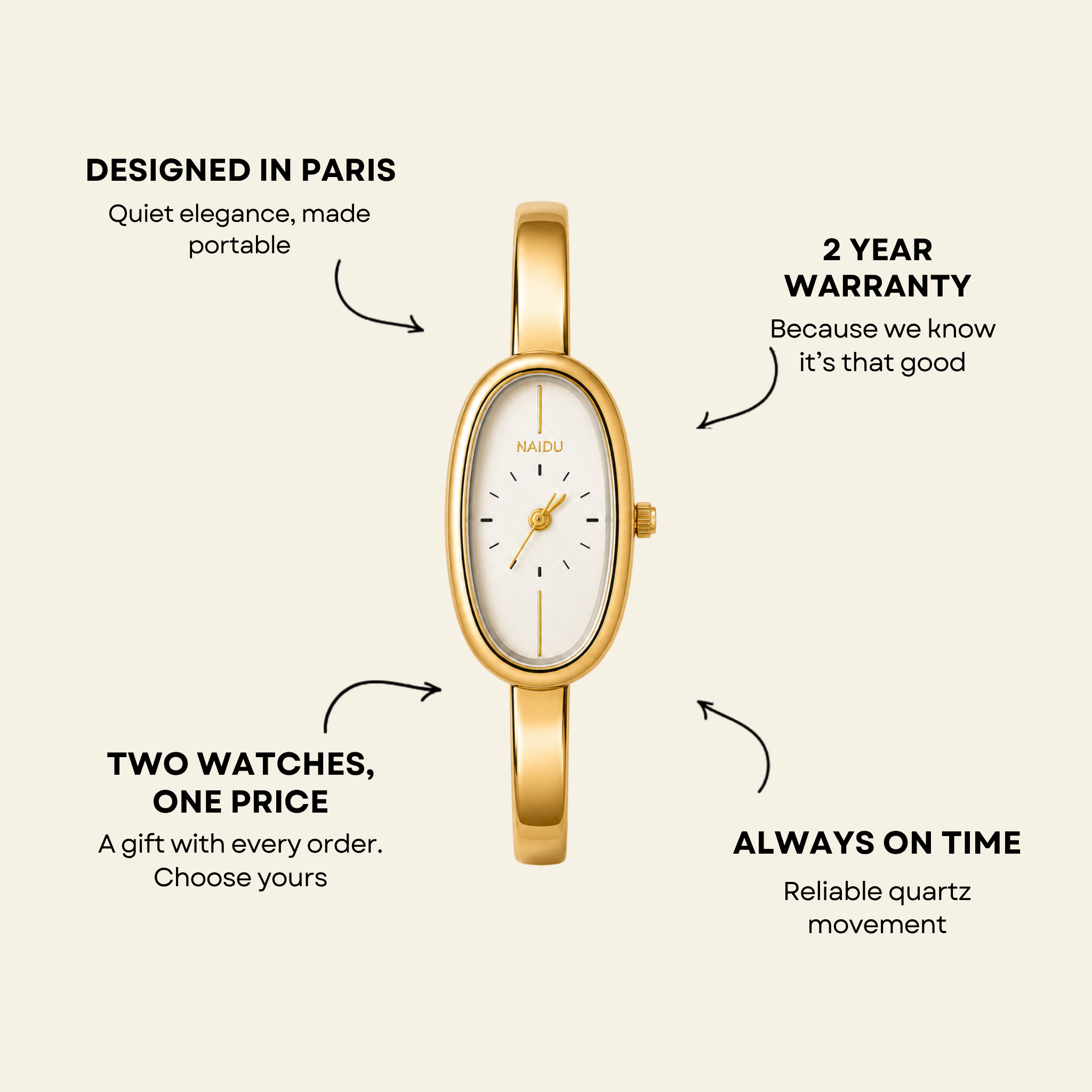 Passy Watch Gold