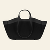 Camille Full Black Tote Bag